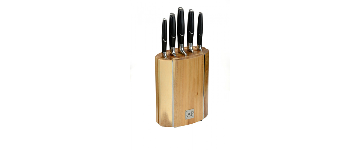 Купить Набор из 6-ти кухонных ножей с деревянной подставкой 1
